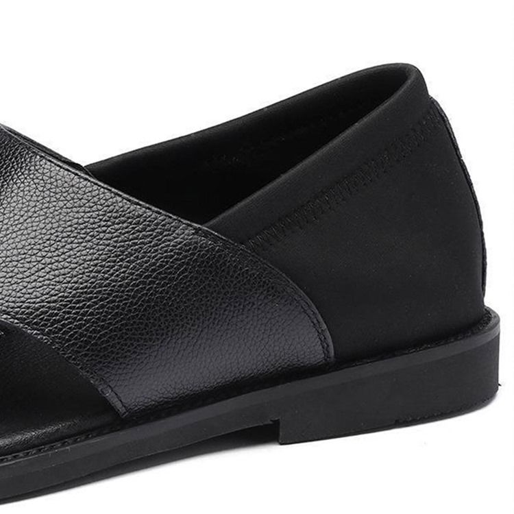 Herrklackar Plain Low-cut Övre Sandaler Med Öppen Tå