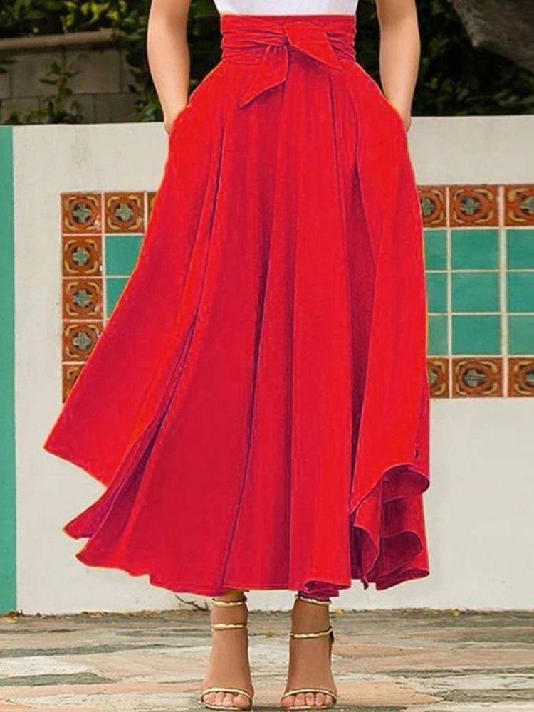 Expansion Ankle-length Plain Fashion Damkjol