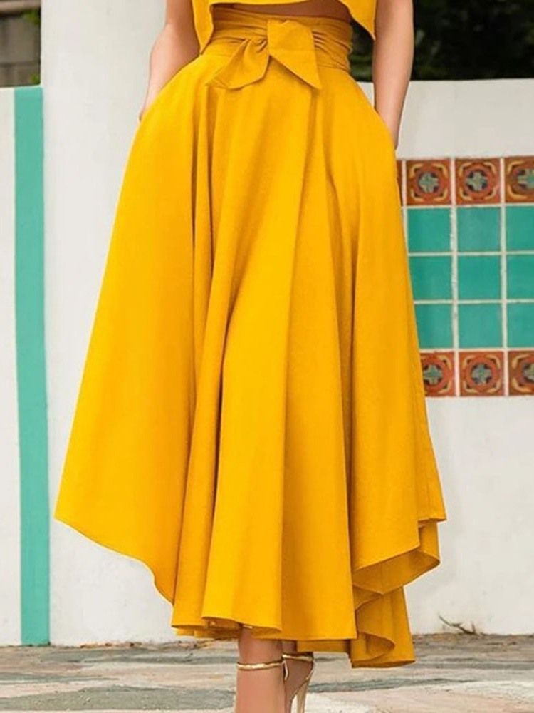 Expansion Ankle-length Plain Fashion Damkjol