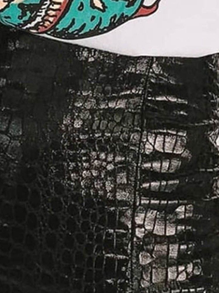 Kvinnors Split Bodycon Plain Sexig Kjol