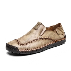 Plain Round Toe Herr Enkla Skor