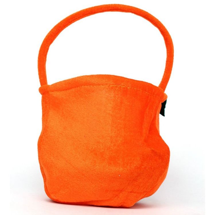 Halloween Kostym Pumpa Flanell Handväska